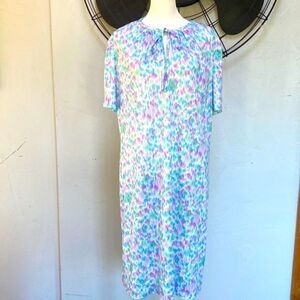 Vintage Thee R’s House Dress Housecoat Union Made USA
